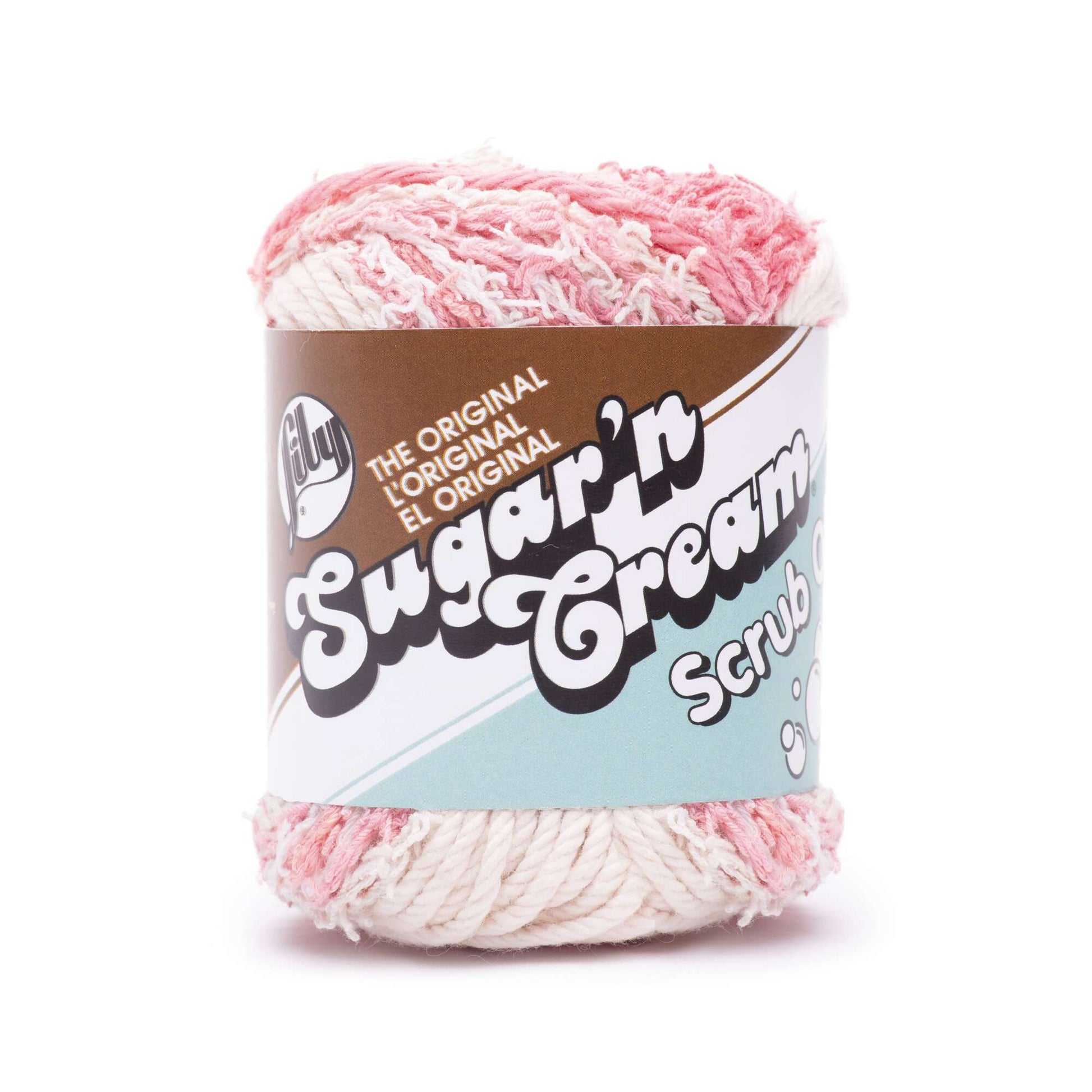 Lily Sugar'n Cream Scrub Off Yarn Sweet Pink