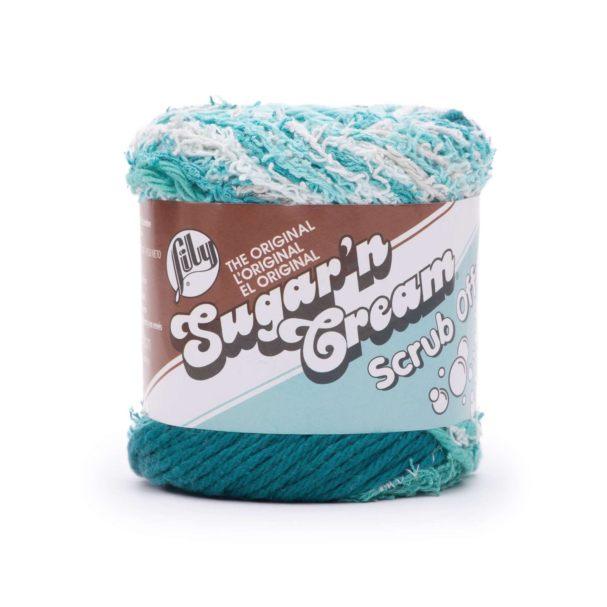 Tried the new Lily Sugar'n Cream Scrub Off yarn today. Loving