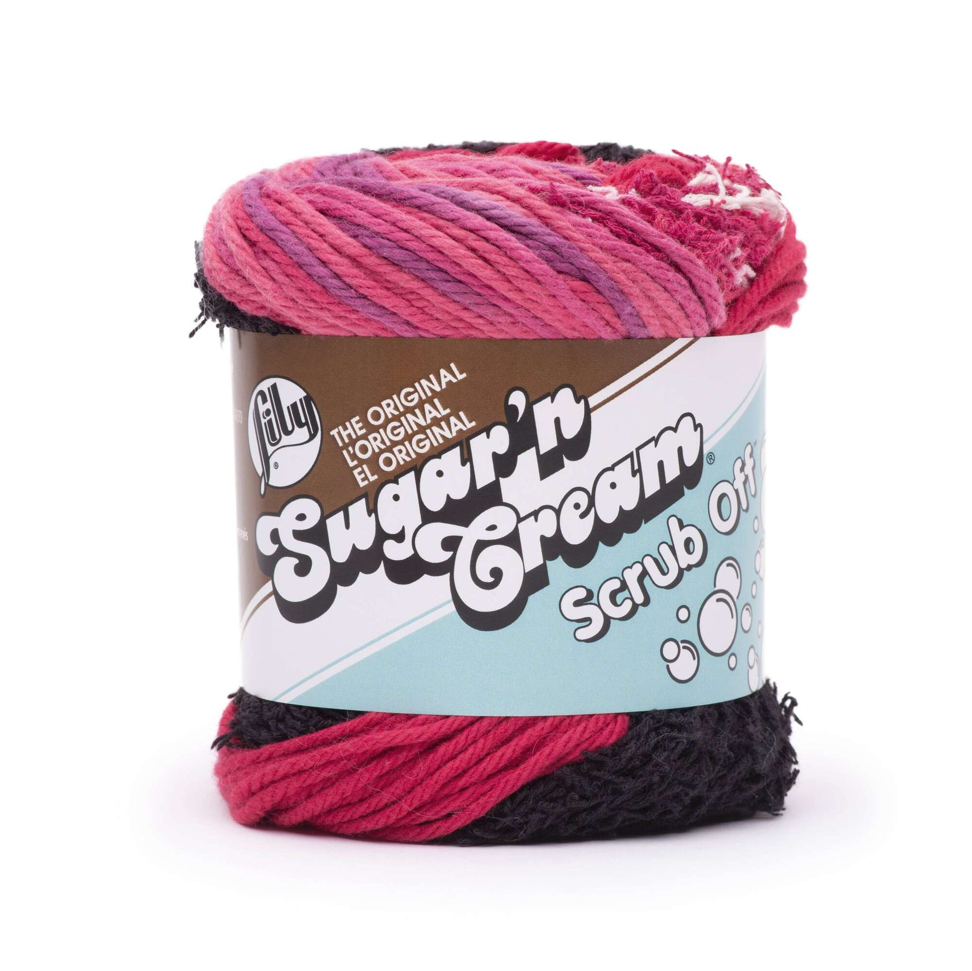 Lily Sugar'n Cream Scrub Off Yarn - Discontinued Shades Bowl Full of Jelly