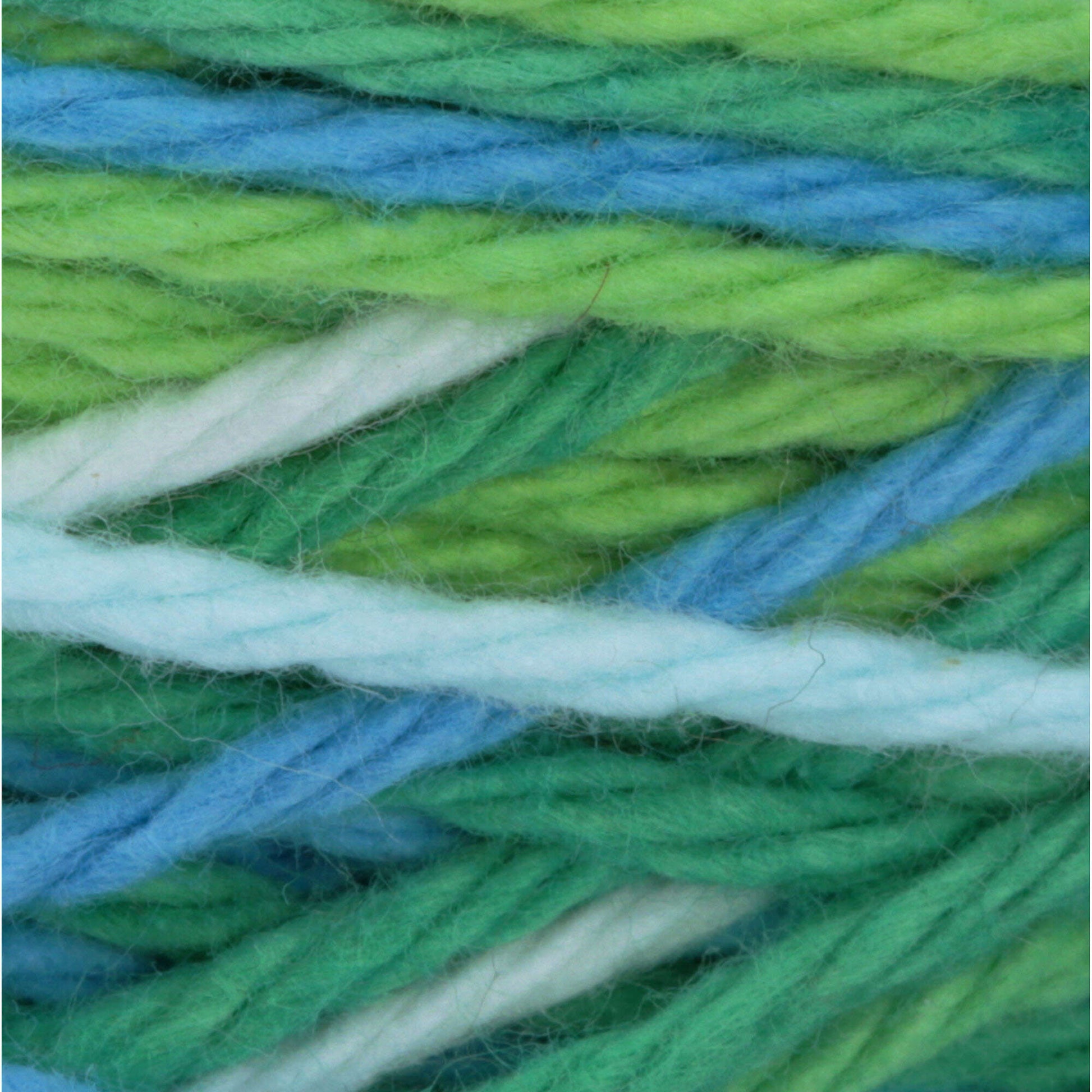 Lily Sugar'n Cream Cone Yarn (400g/14oz) Emerald Energy Ombre