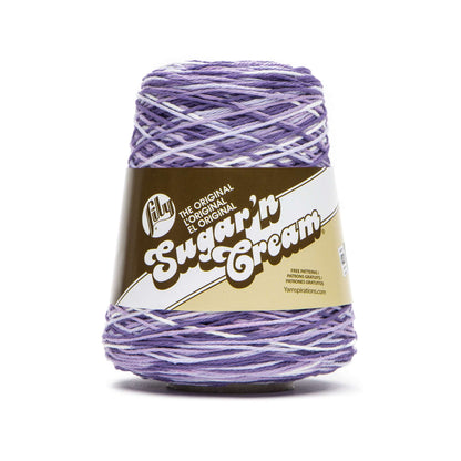 Lily Sugar'n Cream Cone Yarn (400g/14oz) Purple Haze