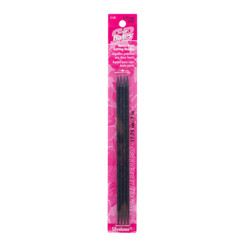 Susan Bates 10-Inch Silvalume Single Point Knitting Needles - 10mm Color Coded Aluminum Needles
