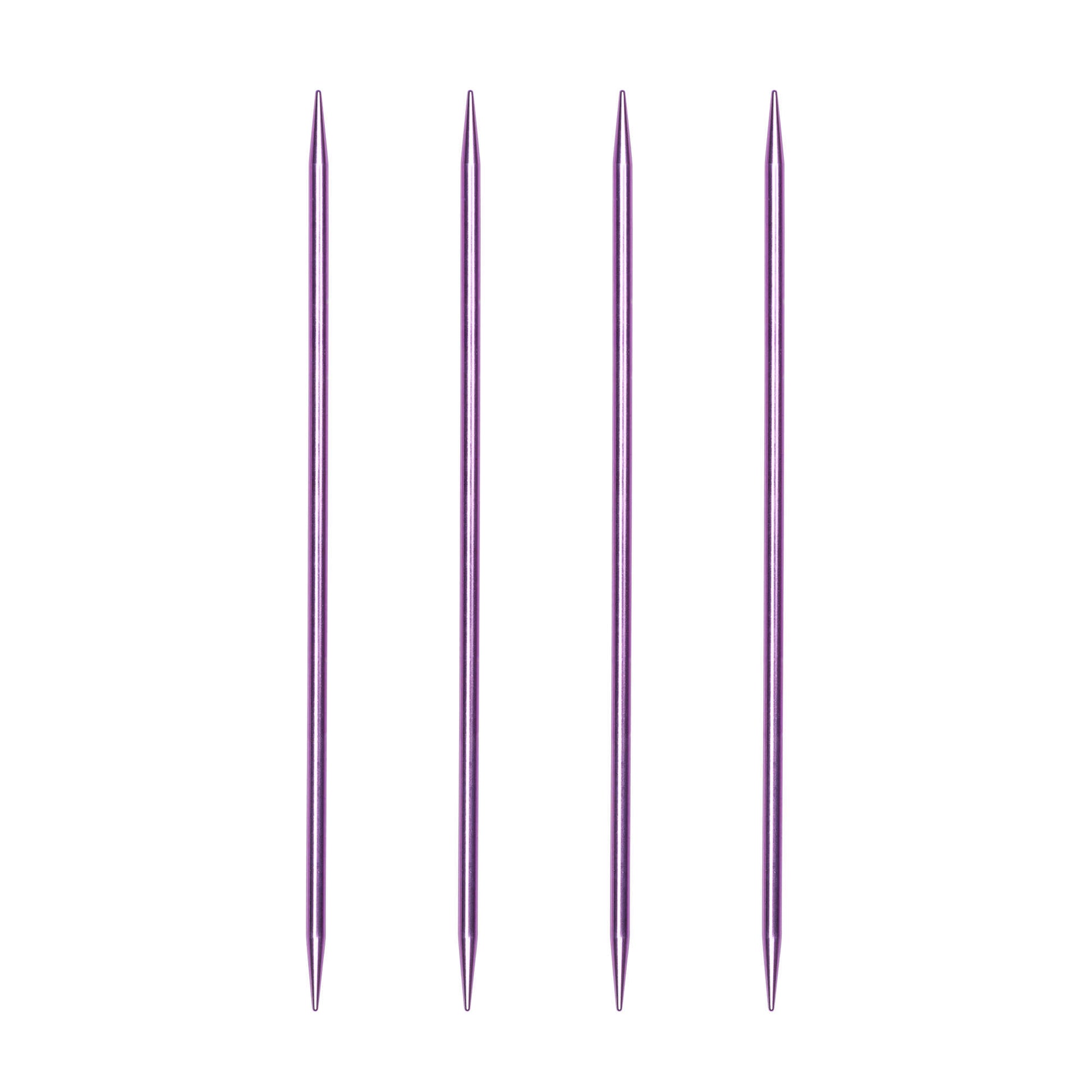 Susan Bates Silvalume 4 Pack, Double Point Knitting Needles U.S. 6 (4 mm)