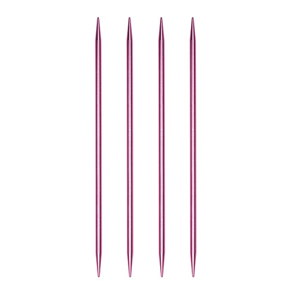 Susan Bates Silvalume 4 Pack, Double Point Knitting Needles U.S. 7 (4.5 mm)