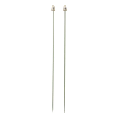 Susan Bates Silvalume 10" Single Point Knitting Needles U.S. 1 (2.25 mm)
