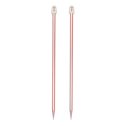 Susan Bates Silvalume 14" Single Point Knitting Needles U.S. 15 (10 mm)