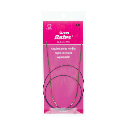 Susan Bates Silvalume 29" Circular Knitting Needles U.S. 1 (2.25 mm)