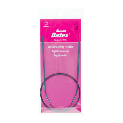 Susan Bates Silvalume 29" Circular Knitting Needles U.S. 3 (3.25 mm)