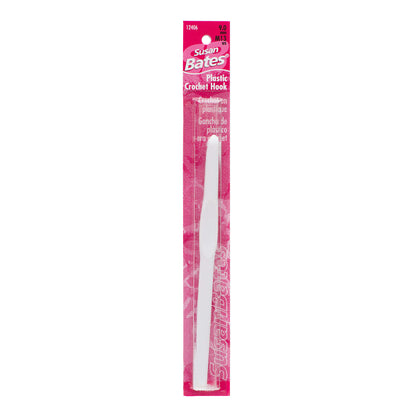 Susan Bates Luxite 5.5" Plastic Crochet Hook - Discontinued Items U.S. M/13 (9 mm)