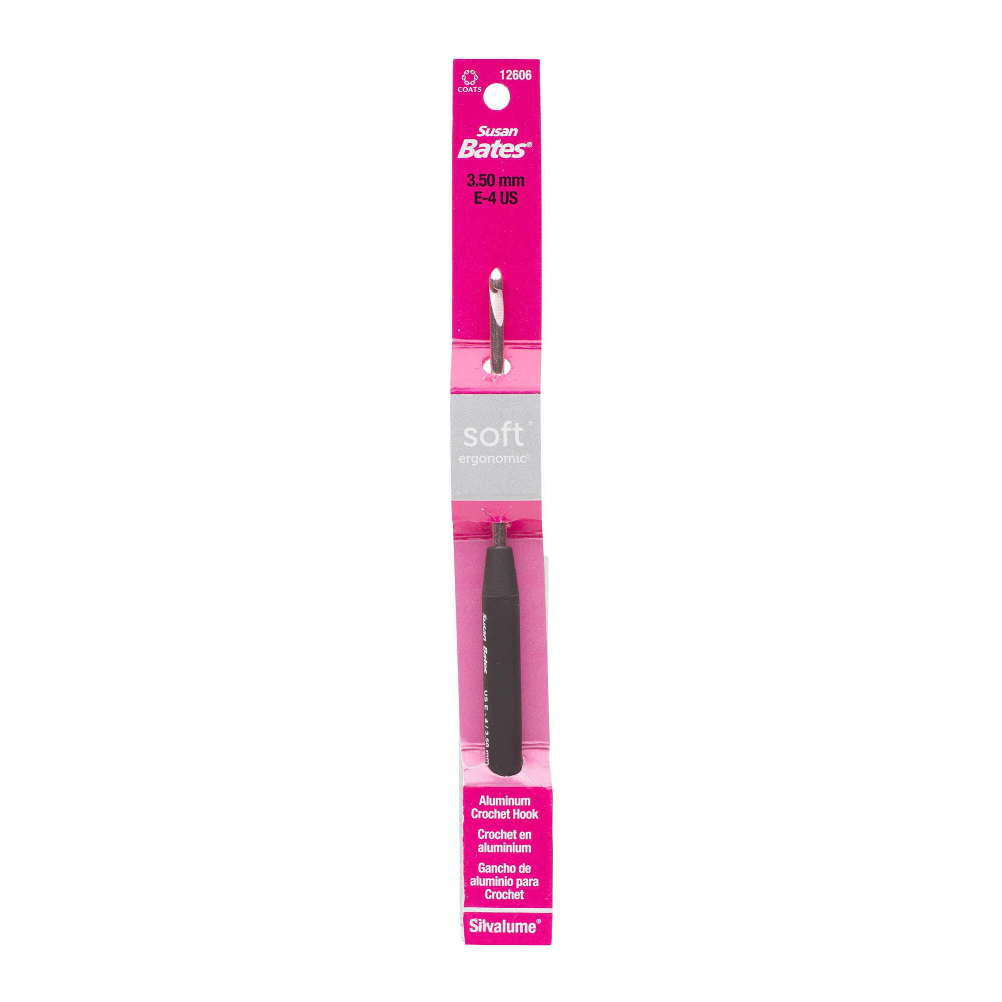 Susan Bates Silvalume Soft Ergonomic Crochet Hooks