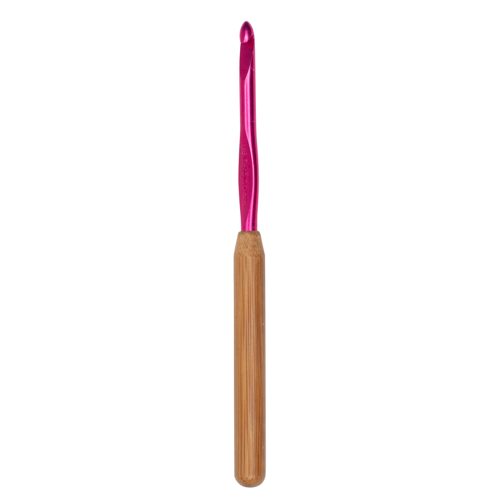 Susan Bates Silvalume Bamboo Handle/Aluminum Head Crochet Hook