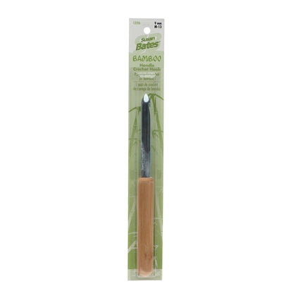 Susan Bates Silvalume Bamboo Handle/Aluminum Head Crochet Hook - Discontinued Items U.S. M/13 (9 mm)