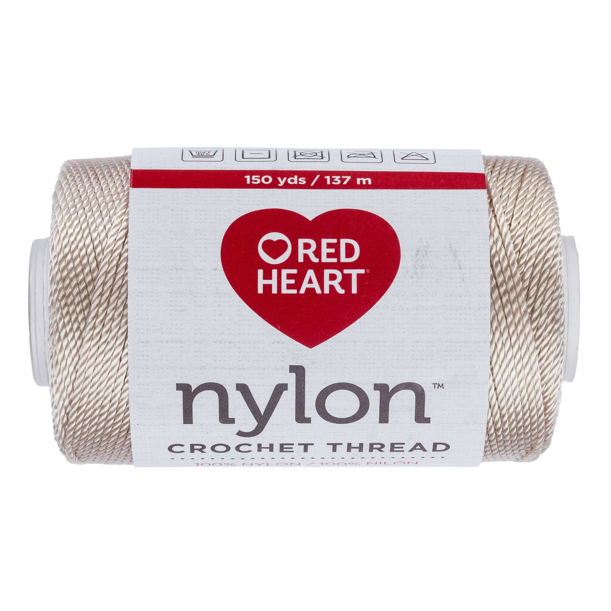 Red Heart Nylon Crochet Thread Size 18 Natural