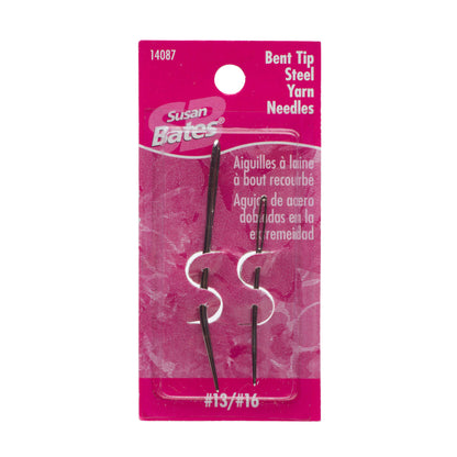 Susan Bates 2 Pack, Steel Bent Tip Yarn Needles - Clearance Items Susan Bates 2 Pack, Steel Bent Tip Yarn Needles - Clearance Items