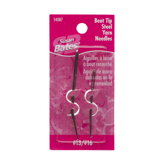 Susan Bates 2 Pack, Steel Bent Tip Yarn Needles - Clearance Items