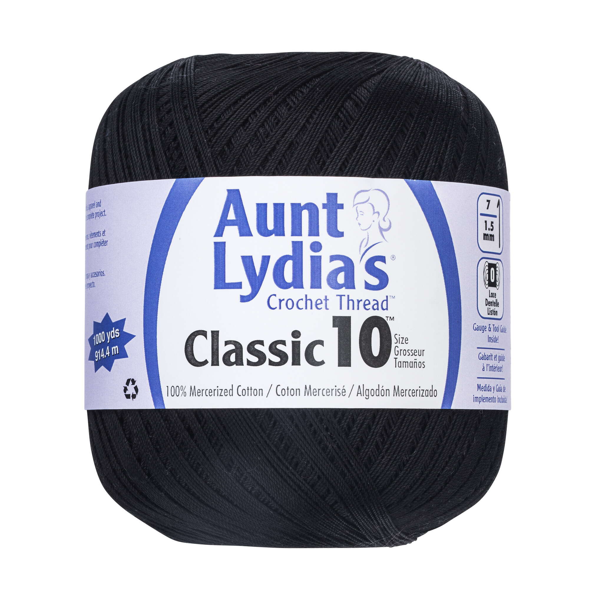 Aunt Lydia's Classic Crochet Thread (Large) Size 10 | Yarnspirations
