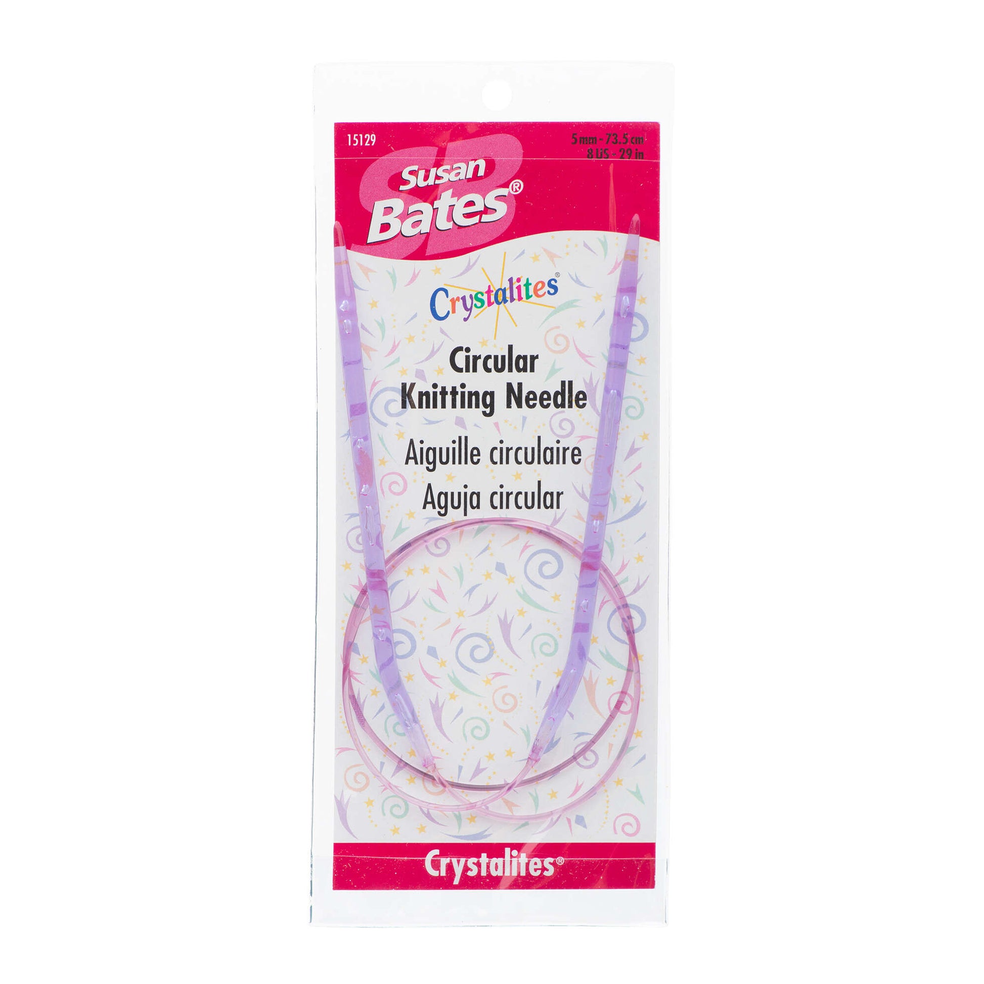 Susan Bates Crystalites 29 Circular Knitting Needles