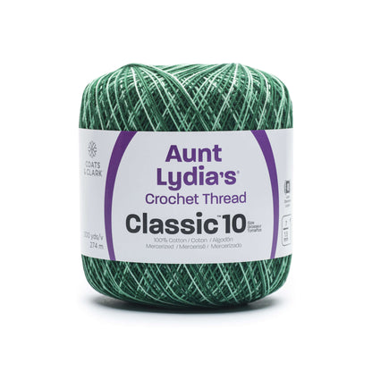 Aunt Lydia's Classic Crochet Thread Size 10 Spring Greens
