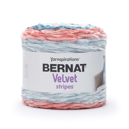 Bernat Velvet Stripes Yarn - Discontinued Shades Opal