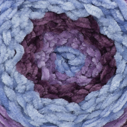 Bernat Velvet Stripes Yarn - Discontinued Shades Blackberry Frost