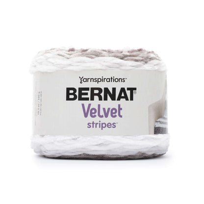 Bernat Velvet Stripes Yarn - Discontinued Shades Doeskin