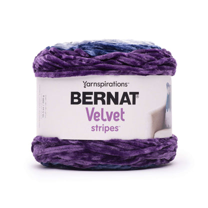 Bernat Velvet Stripes Yarn - Discontinued Shades Royale