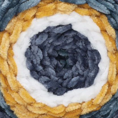 Bernat Velvet Stripes Yarn - Discontinued Shades Mineral Teal