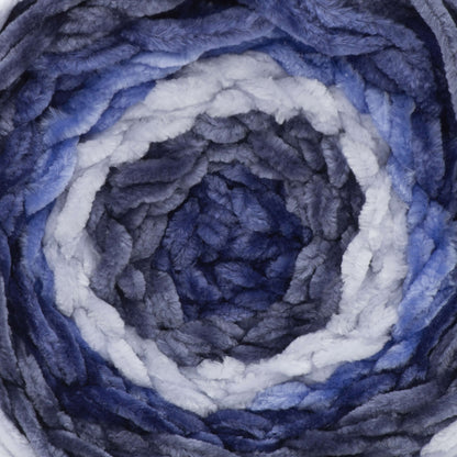 Bernat Velvet Stripes Yarn - Discontinued Shades Celestial Indigo