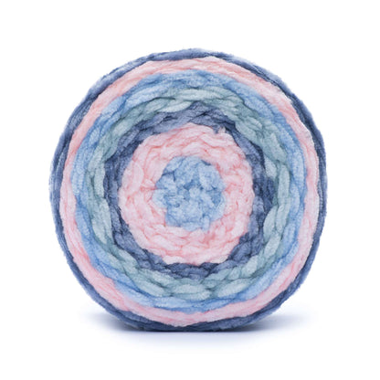 Bernat Velvet Stripes Yarn - Discontinued Shades Pearl Blue