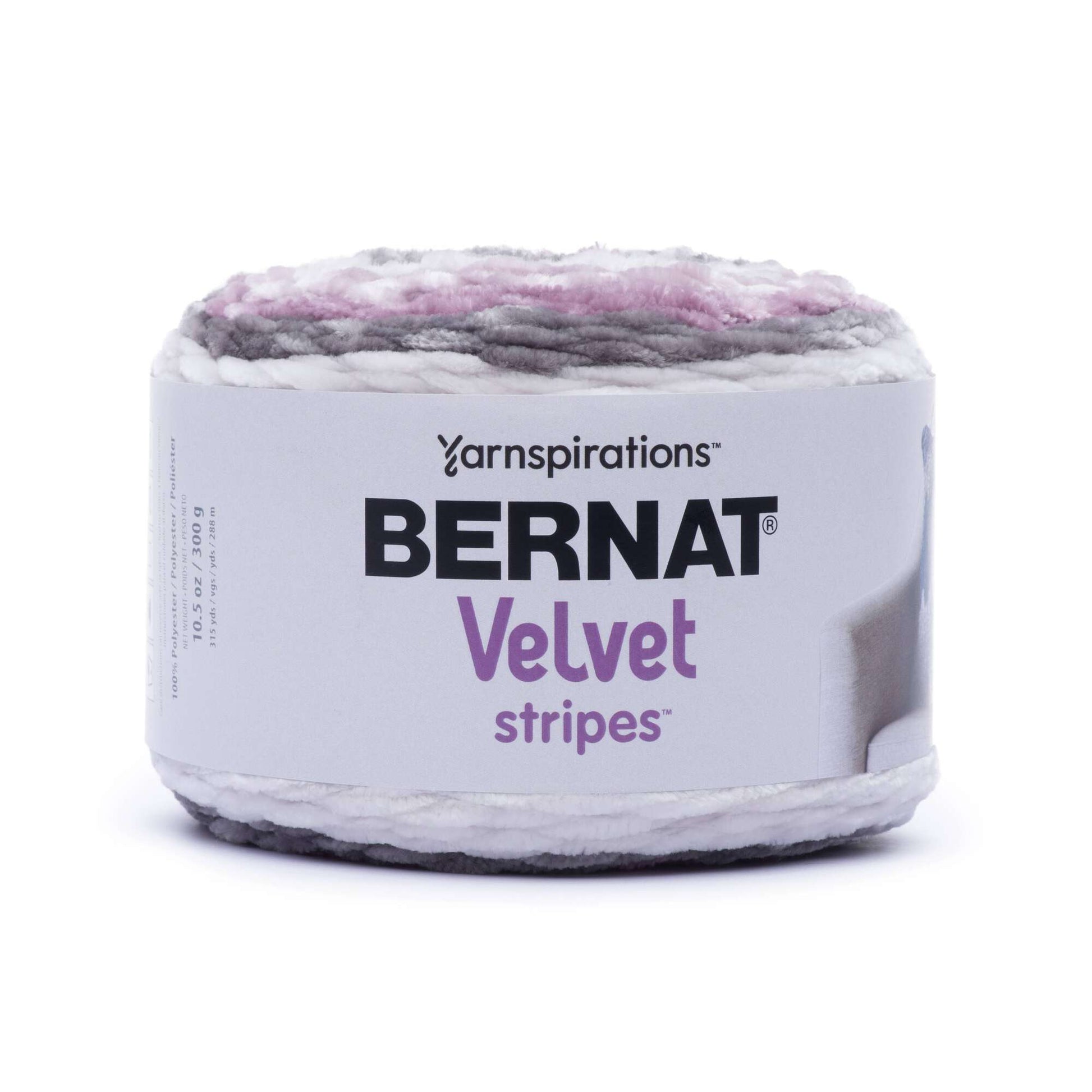 Bernat Velvet Stripes Yarn - Discontinued Shades