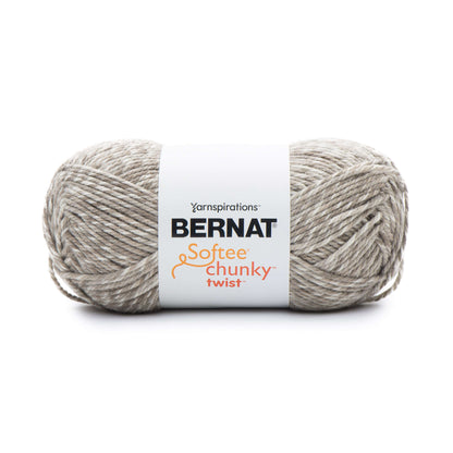 Bernat Softee Chunky Twist Yarn (300g/10.5oz) - Discontinued Shades Taupe Twist