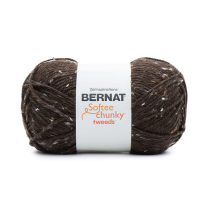 Bernat Softee Chunky Tweeds Yarn (300g/10.5oz) - Discontinued Shades Chocolate Tweed