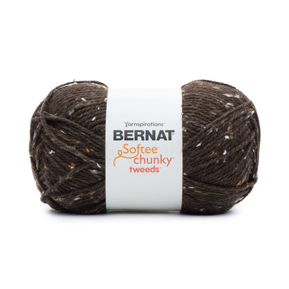 Bernat Softee Chunky Tweeds Yarn (300g/10.5oz) - Discontinued Shades Chocolate Tweed