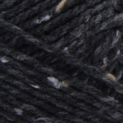 Bernat Softee Chunky Tweeds Yarn (300g/10.5oz) - Discontinued Shades Black Tweed