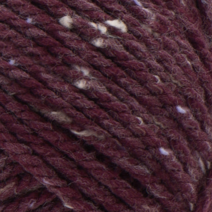 Bernat Softee Chunky Tweeds Yarn (300g/10.5oz) - Discontinued Shades Burgundy Tweed