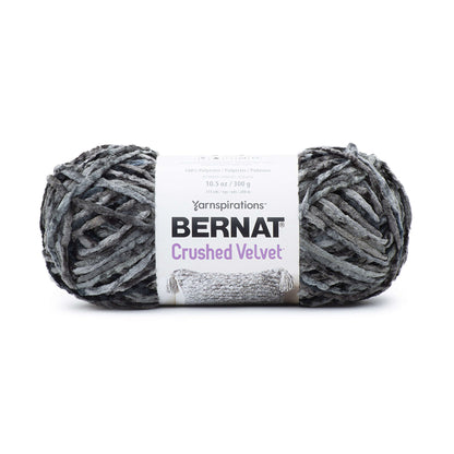 Bernat Crushed Velvet Yarn Deep Gray