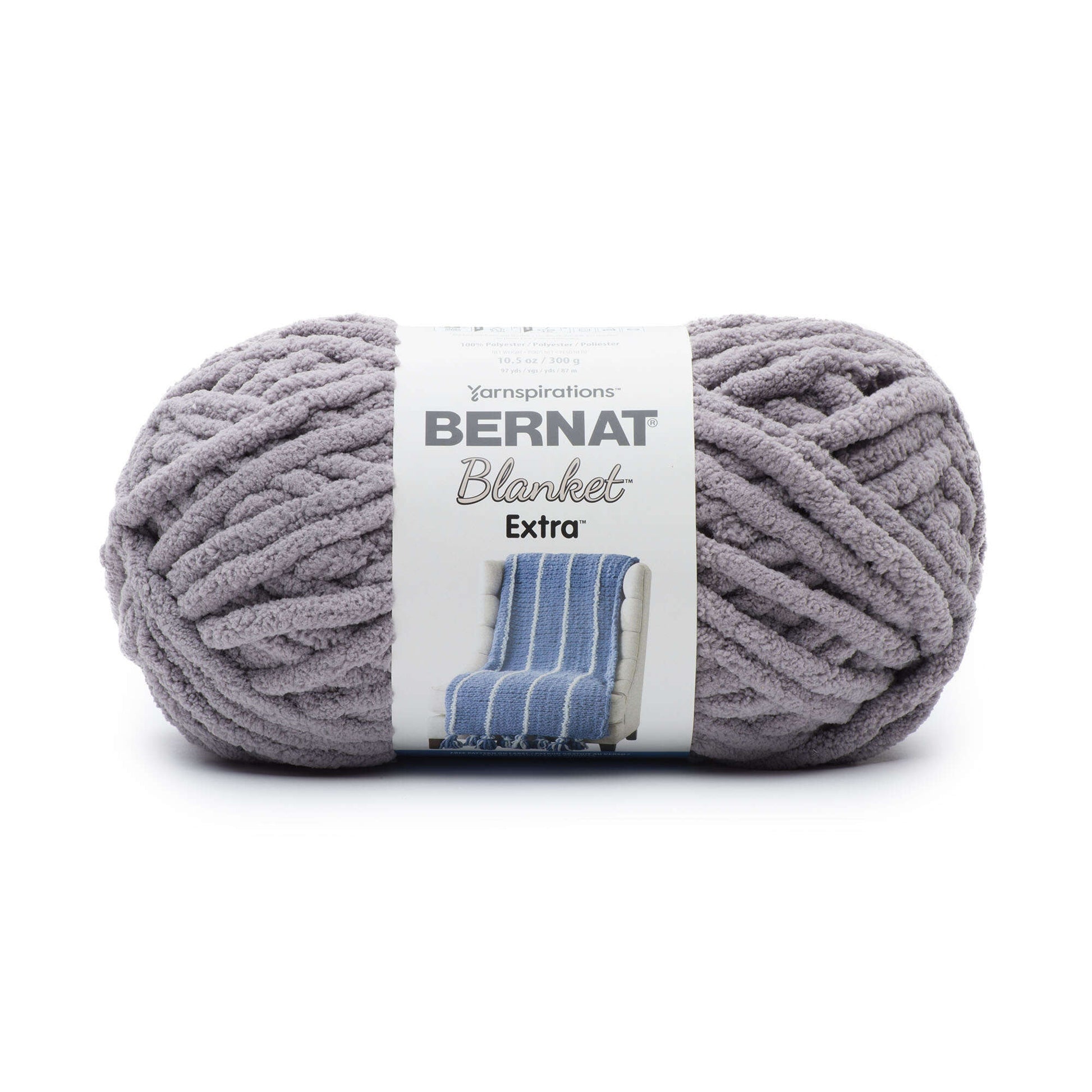 Bernat Blanket Extra Yarn (300g/10.5oz) Vapor Gray