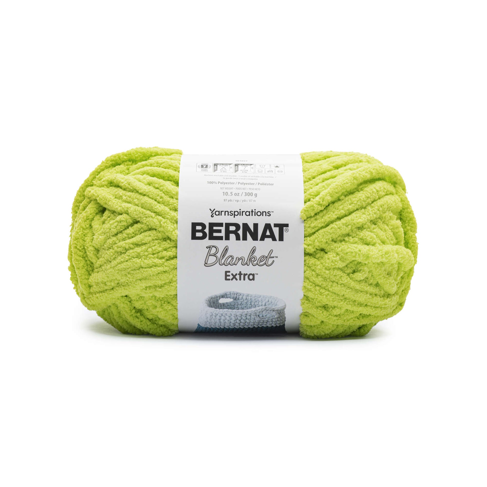 Bernat Blanket Extra Yarn (300g/10.5oz) Bright Lime