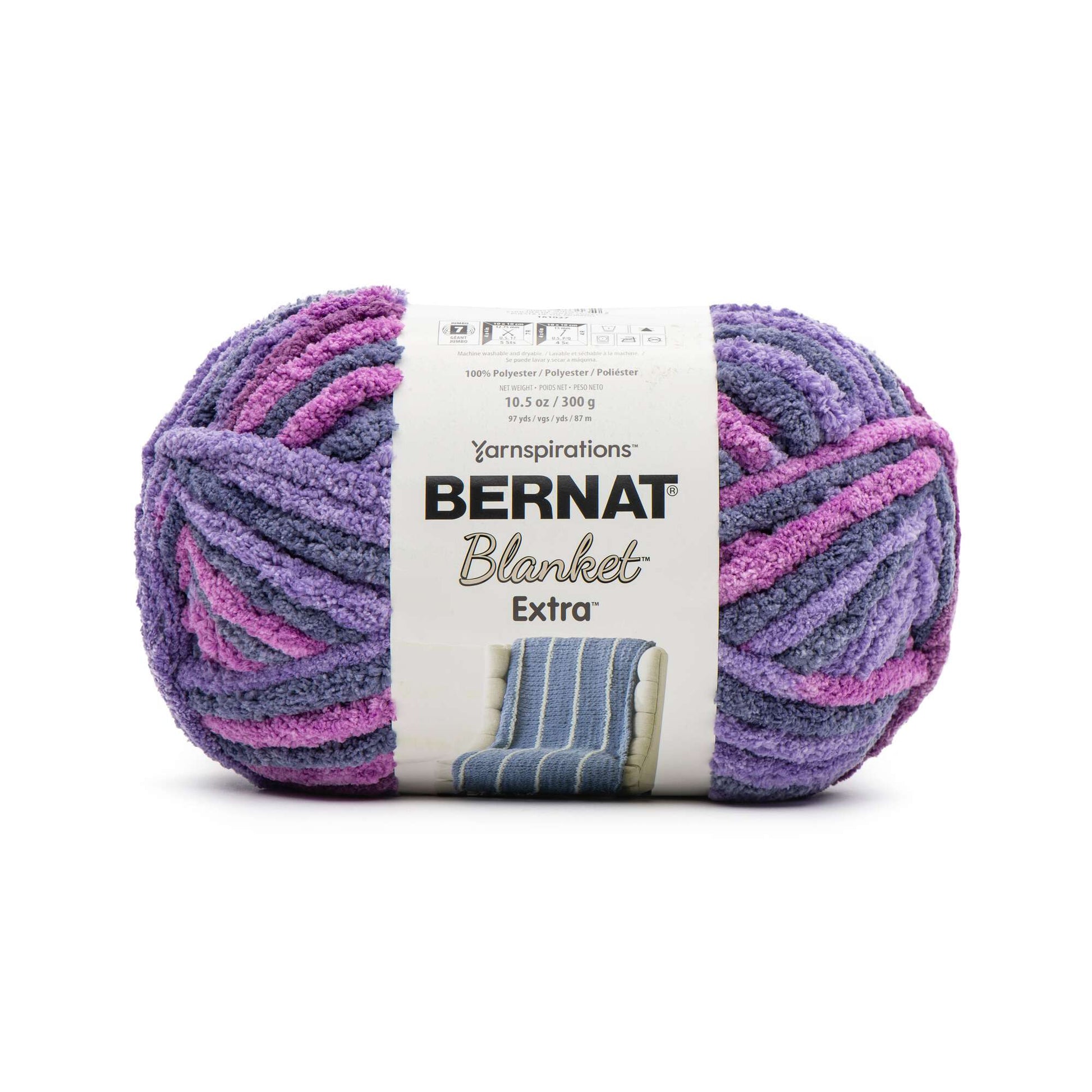 Bernat Blanket Extra Yarn (300g/10.5oz) Purple Sunset