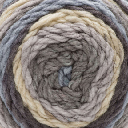 Bernat Softee Chunky Stripes Yarn (300g/10.5oz) - Discontinued Misty Purple