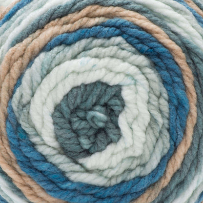 Bernat Softee Chunky Stripes Yarn (300g/10.5oz) - Discontinued Hazy Summer Pond