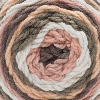 Bernat Softee Chunky Stripes Yarn (300g/10.5oz) - Discontinued Tree Blossom Blush
