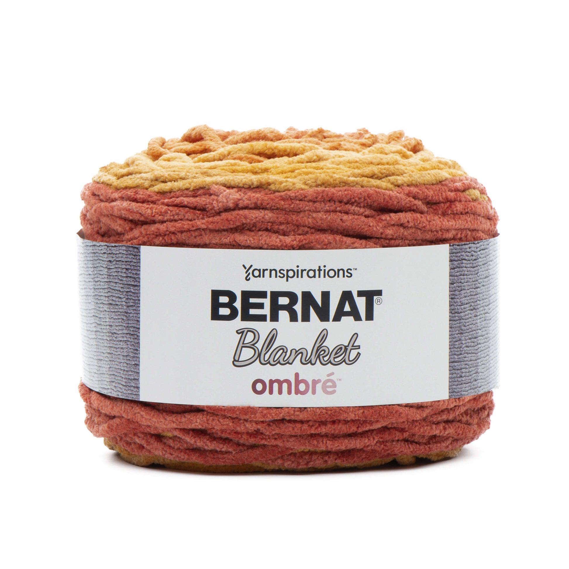 Bernat Blanket Ombres Yarn (300g/10.5oz) Orange Crush Ombre