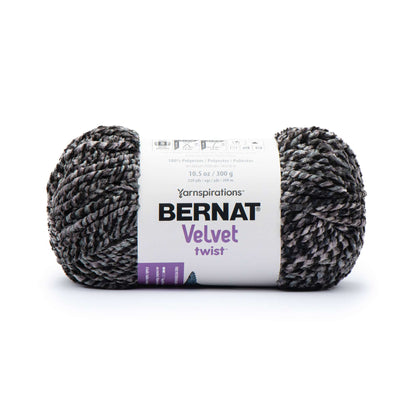 Bernat Velvet Twist Yarn - Discontinued Shades Black Shadow