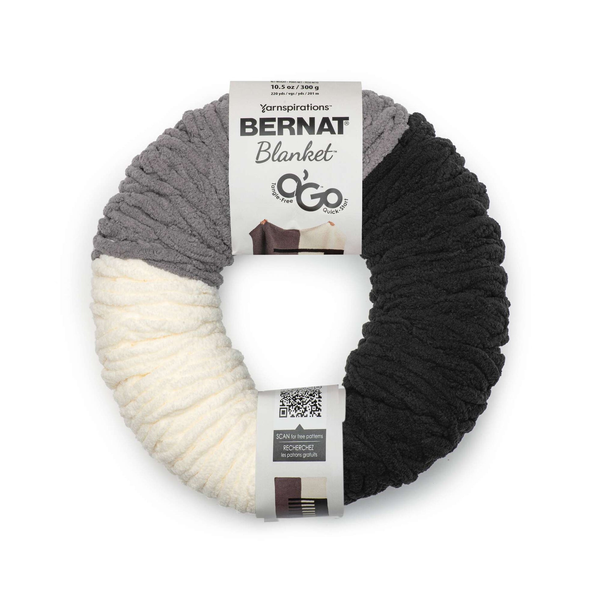 Bernat Blanket O'Go Copper Yarn - 2 Pack of 300g/10.5oz - Polyester - 6  Super Bulky - Knitting/Crochet