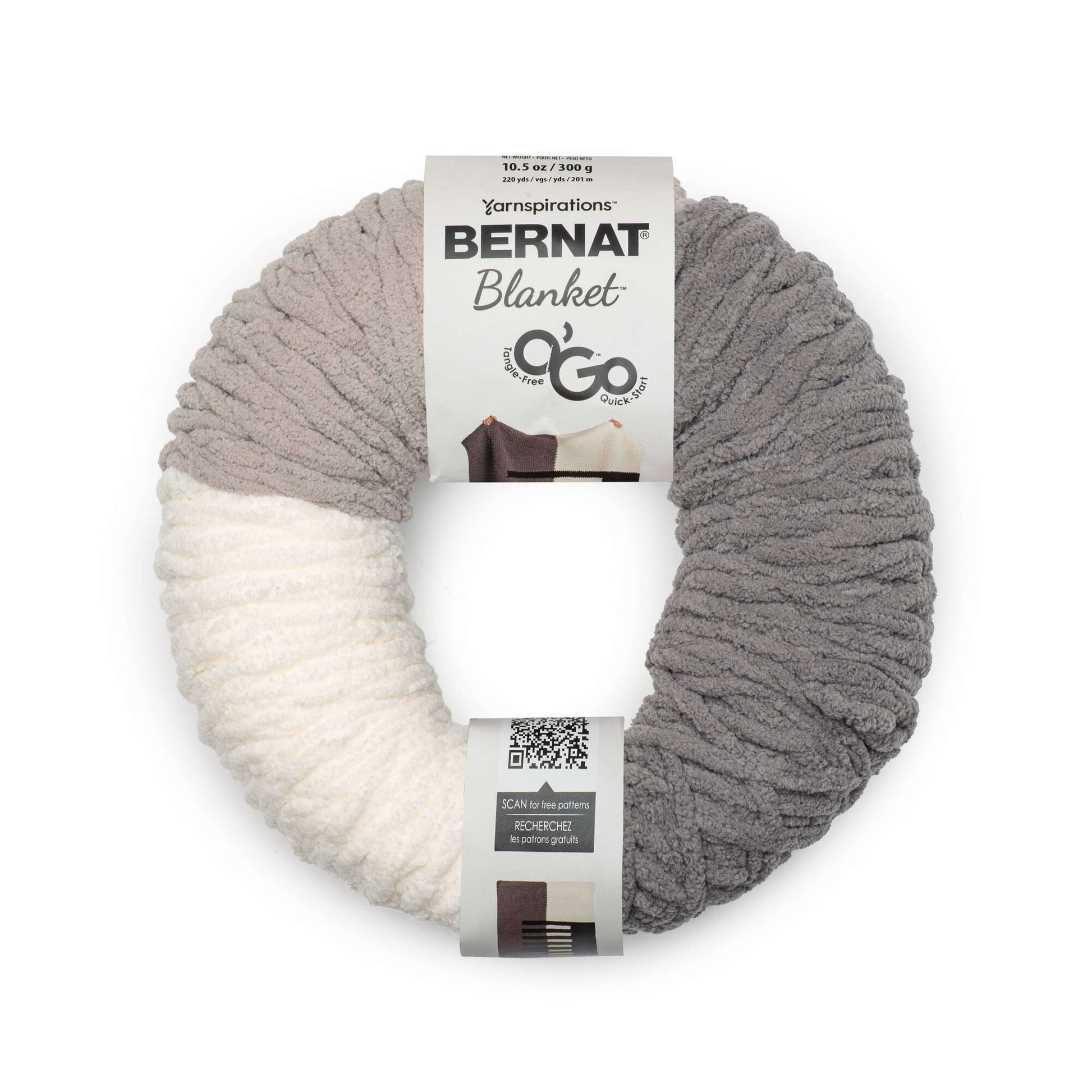 Bernat Blanket O'Go Yarn (300g/10.5oz) - Clearance Shades* Hibernate