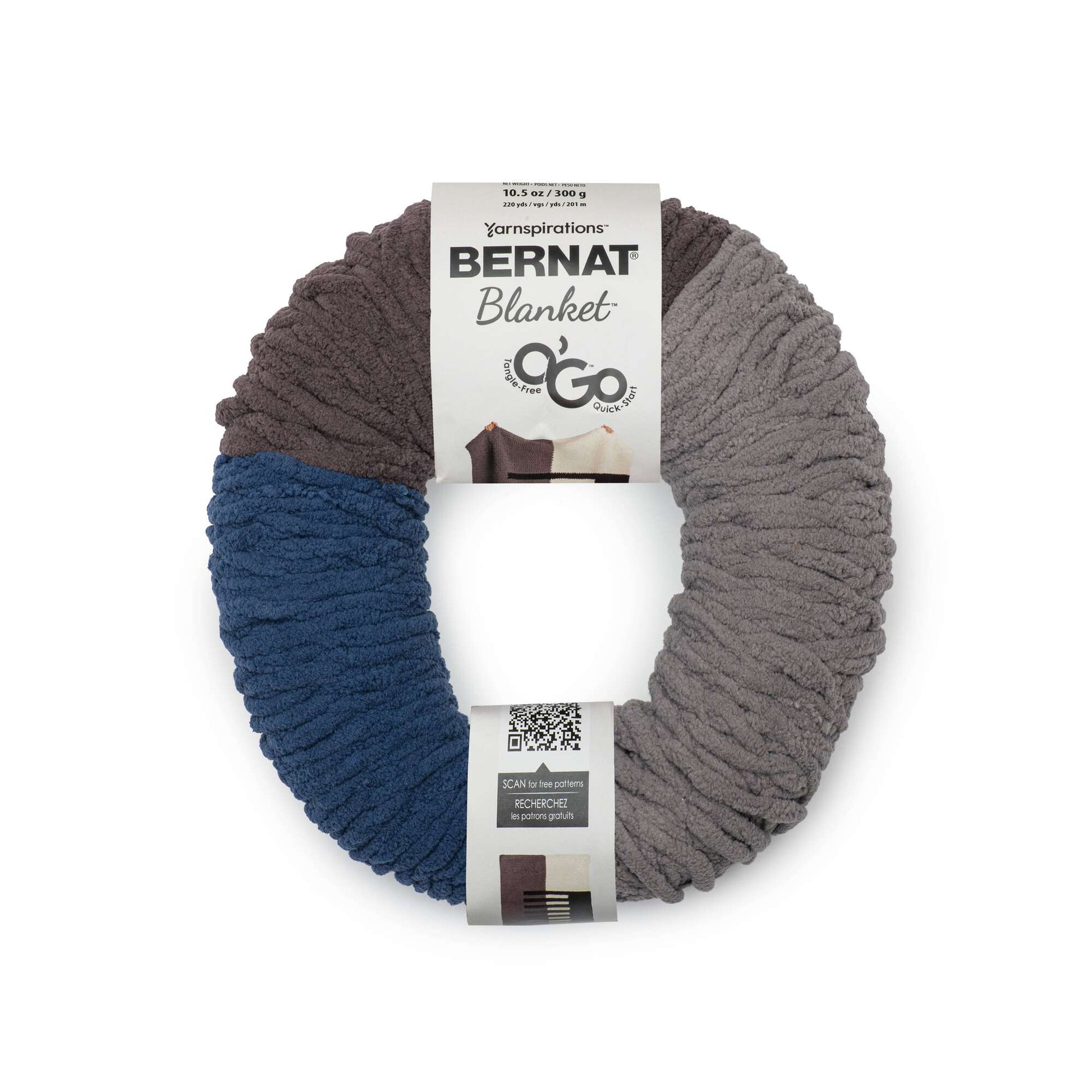 Bernat Blanket Super Bulky Acrylic Yarn - 2 Pack of 300g/10.5oz #6 Chunky Chenille Heavy Weight Yarn for Knitting and Crocheting, Amigurumi, Thick