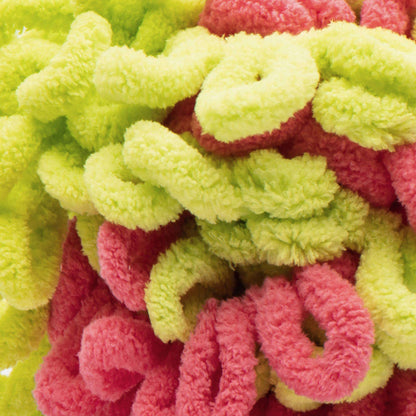 Bernat Alize Blanket-EZ Stripes Yarn - Discontinued Shades Citrus