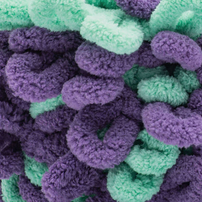 Bernat Alize Blanket-EZ Stripes Yarn - Discontinued Shades Electric Aqua