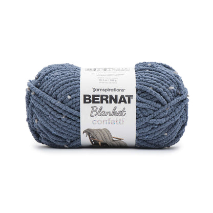 Bernat Blanket Confetti Yarn - Discontinued shades Frosted Blue Confetti